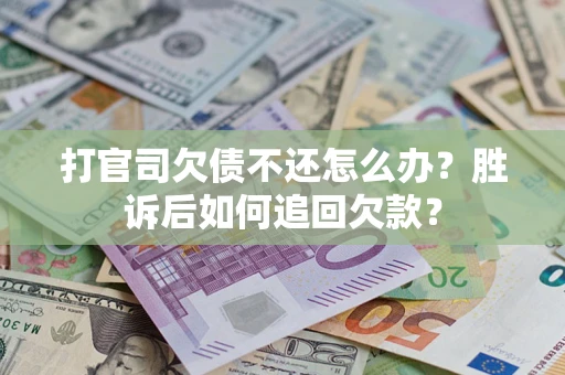 北京打官司欠债不还怎么办？胜诉后如何追回欠款？
