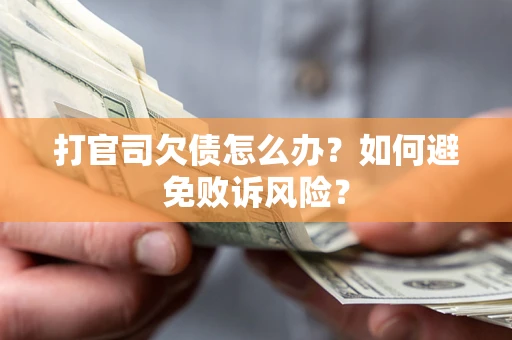 北京打官司欠债怎么办？如何避免败诉风险？