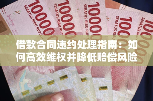 北京借款合同违约处理指南：如何高效维权并降低赔偿风险？