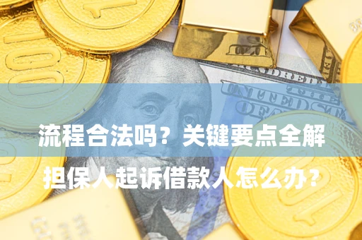 北京

担保人起诉借款人怎么办？流程合法吗？关键要点全解析