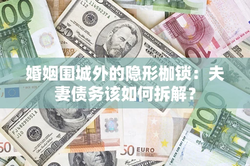 北京婚姻围城外的隐形枷锁：夫妻债务该如何拆解？