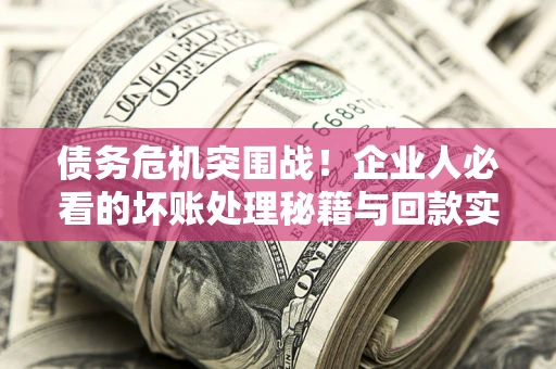 北京债务危机突围战！企业人必看的坏账处理秘籍与回款实战指南